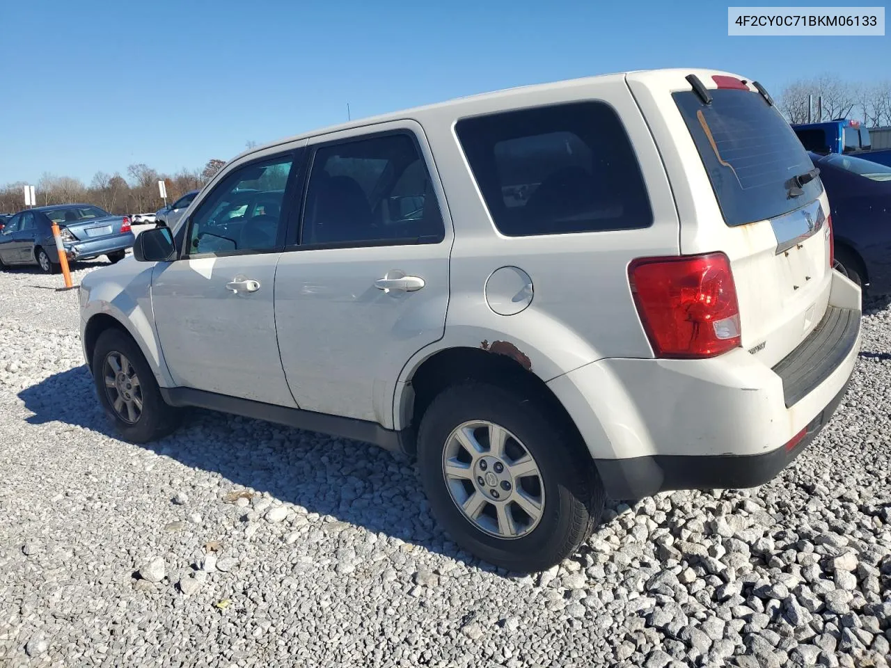 2011 Mazda Tribute I VIN: 4F2CY0C71BKM06133 Lot: 80161174