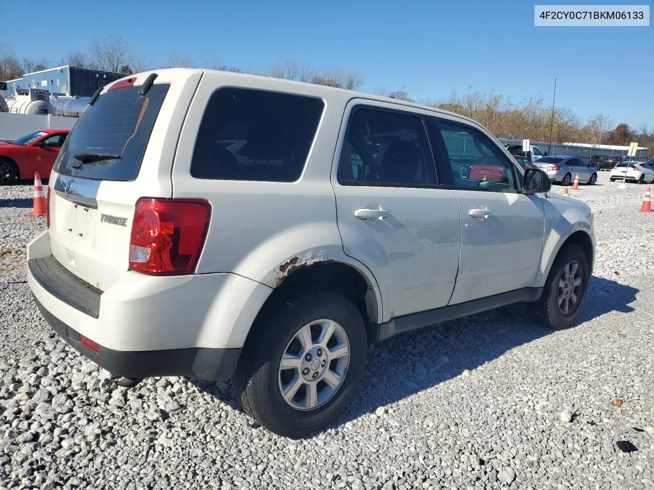 2011 Mazda Tribute I VIN: 4F2CY0C71BKM06133 Lot: 80161174