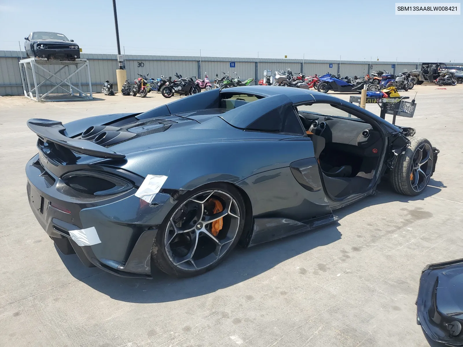 2020 Mclaren Automotive 600Lt VIN: SBM13SAA8LW008421 Lot: 68654184