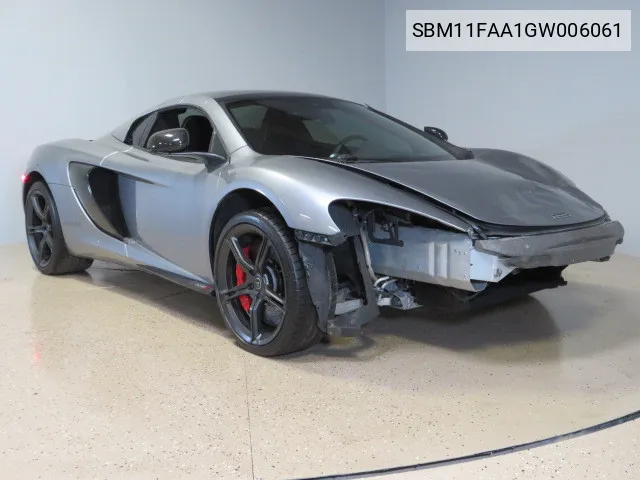 2016 Mclaren Automotive 650S Spider VIN: SBM11FAA1GW006061 Lot: 67359394