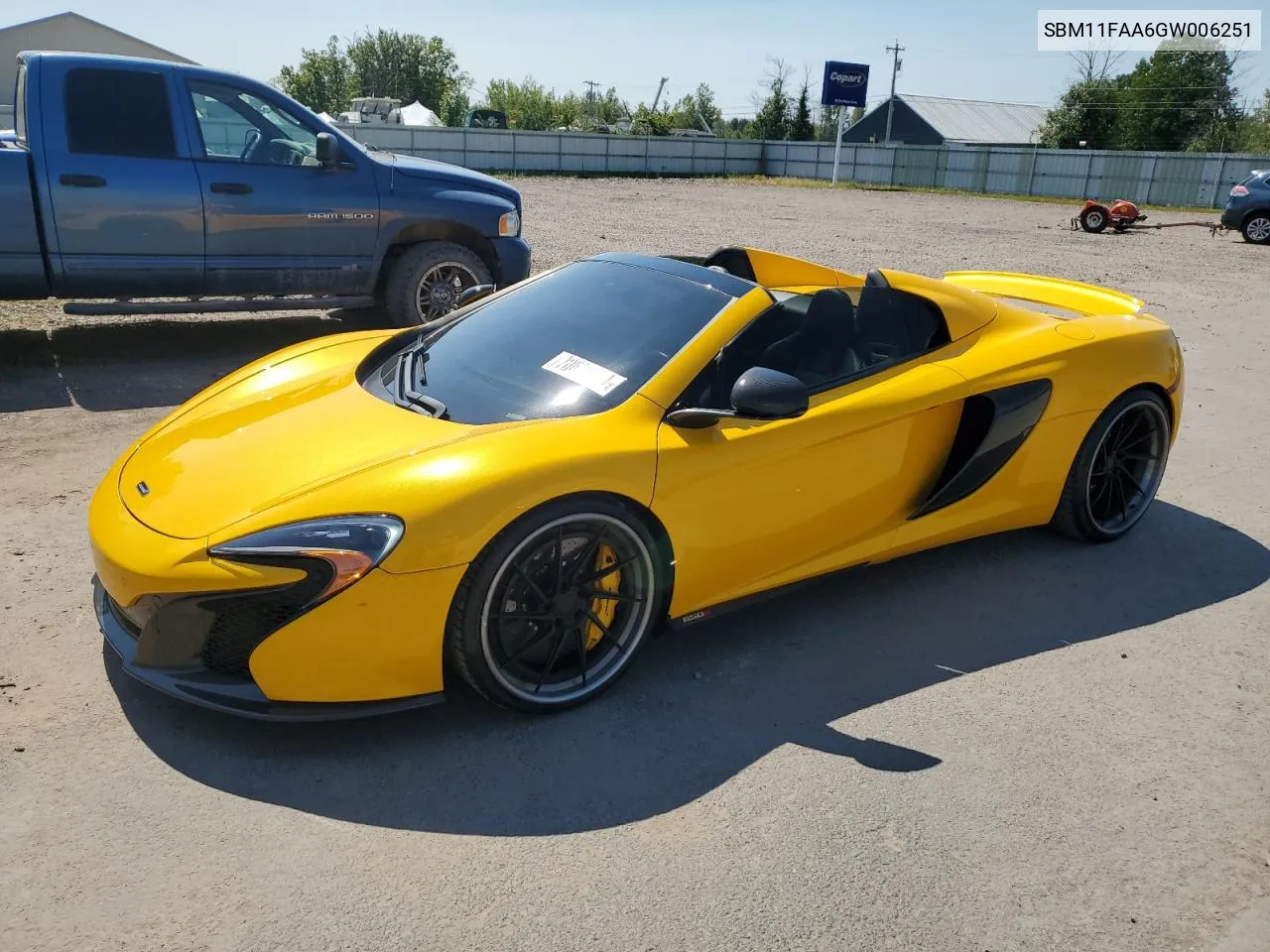 SBM11FAA6GW006251 2016 Mclaren Automotive 650S Spider