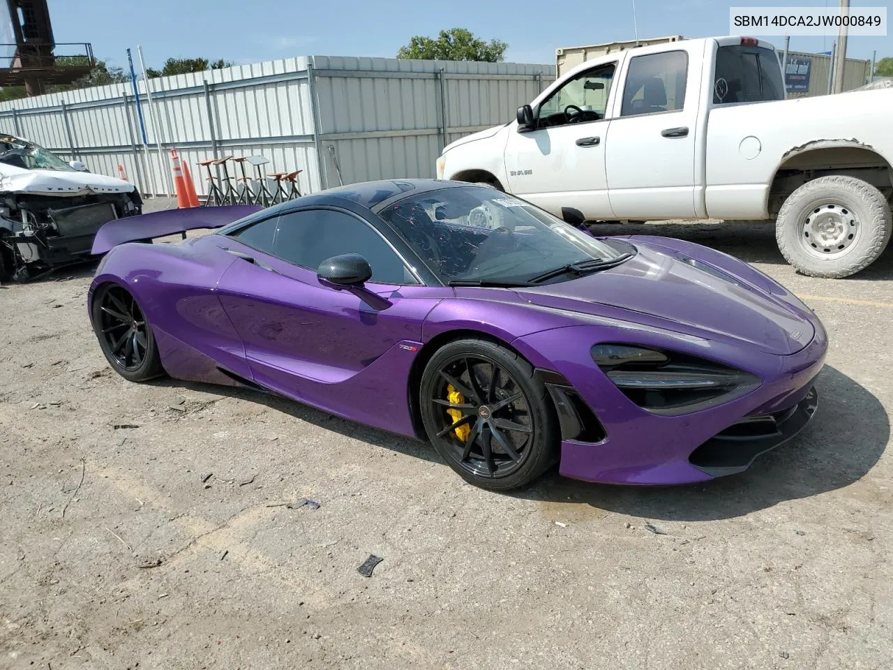 SBM14DCA2JW000849 2018 Mclaren Automotive 720S