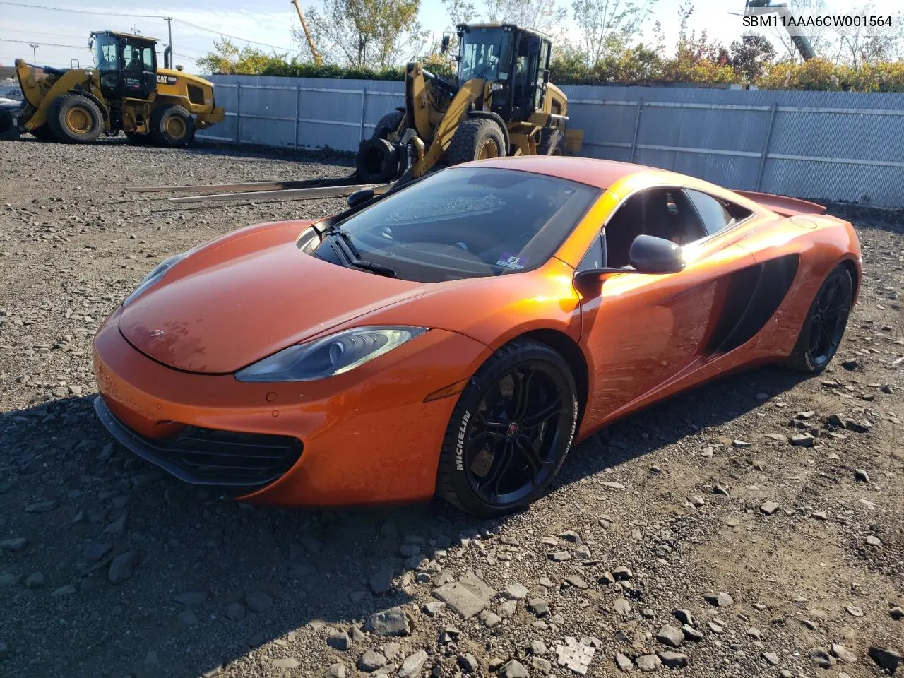 2012 Mclaren Automotive Mp4-12C VIN: SBM11AAA6CW001564 Lot: 77806564