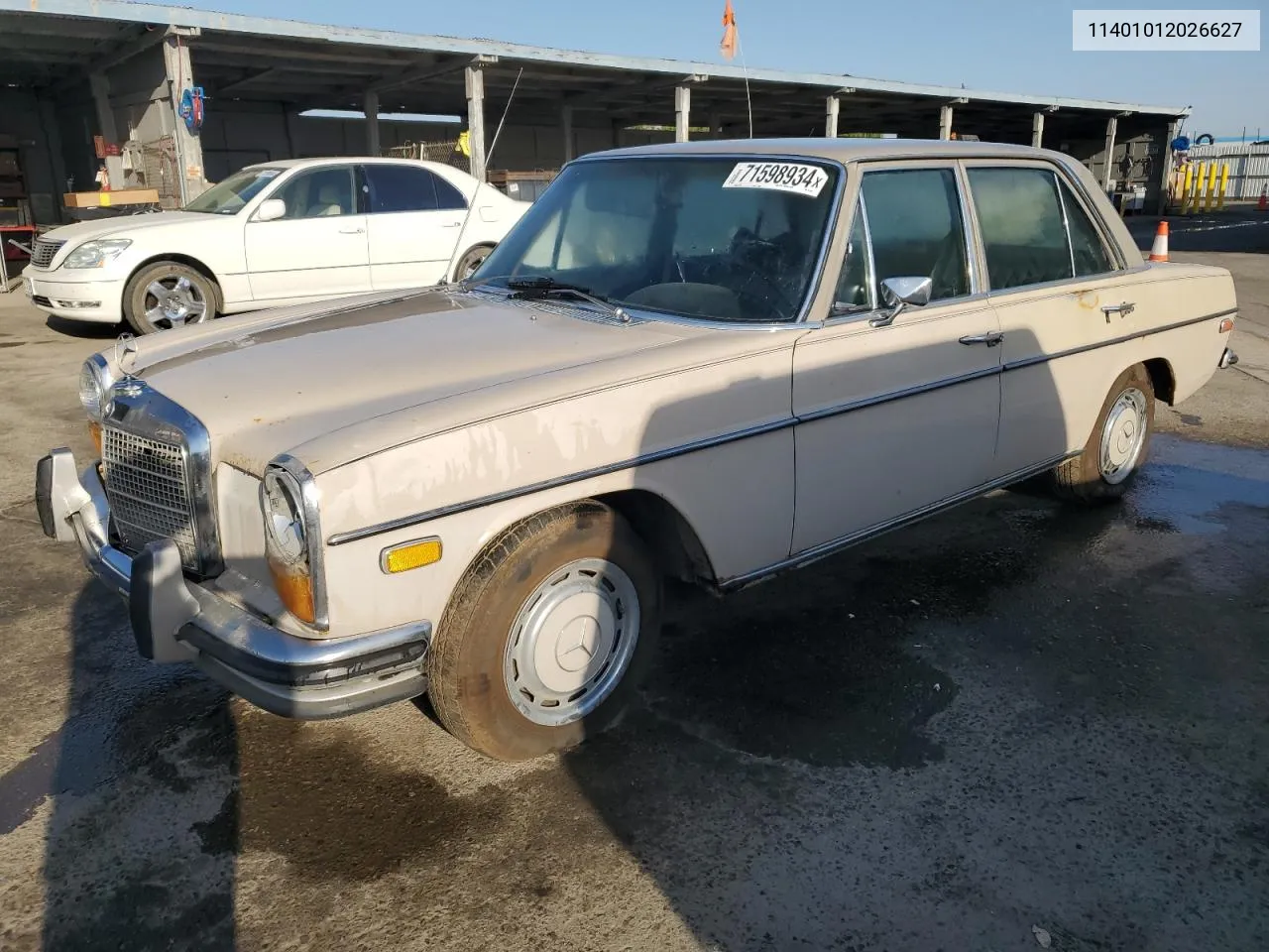 1969 Mercedes-Benz 250 VIN: 11401012026627 Lot: 71598934