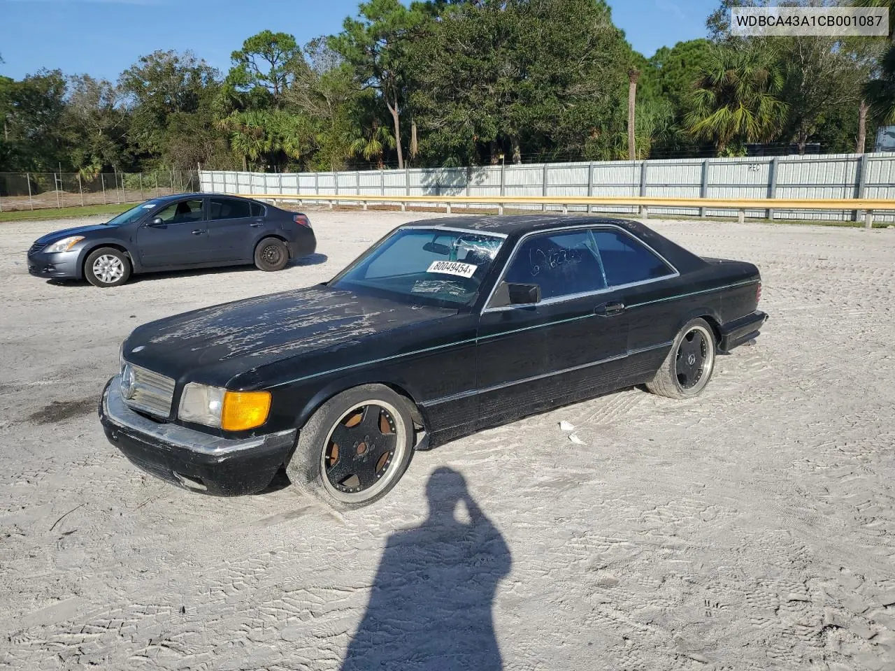 1982 Mercedes-Benz 380 Sec VIN: WDBCA43A1CB001087 Lot: 80049454