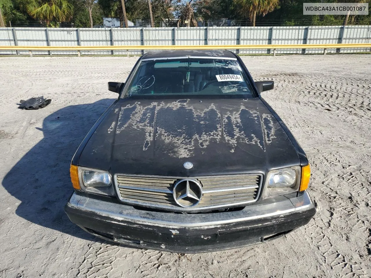 1982 Mercedes-Benz 380 Sec VIN: WDBCA43A1CB001087 Lot: 80049454