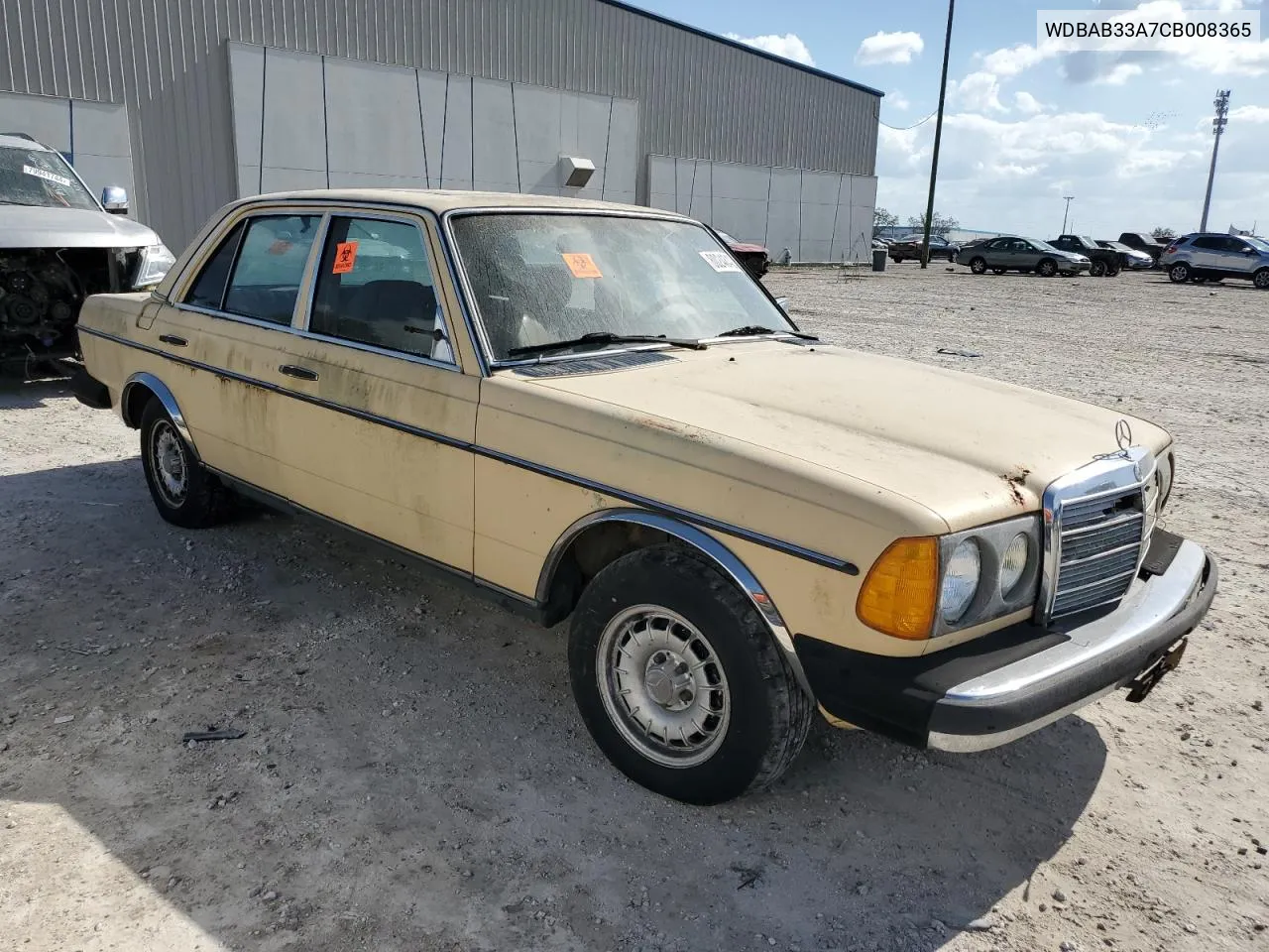 1982 Mercedes-Benz 300 Dt VIN: WDBAB33A7CB008365 Lot: 80248424