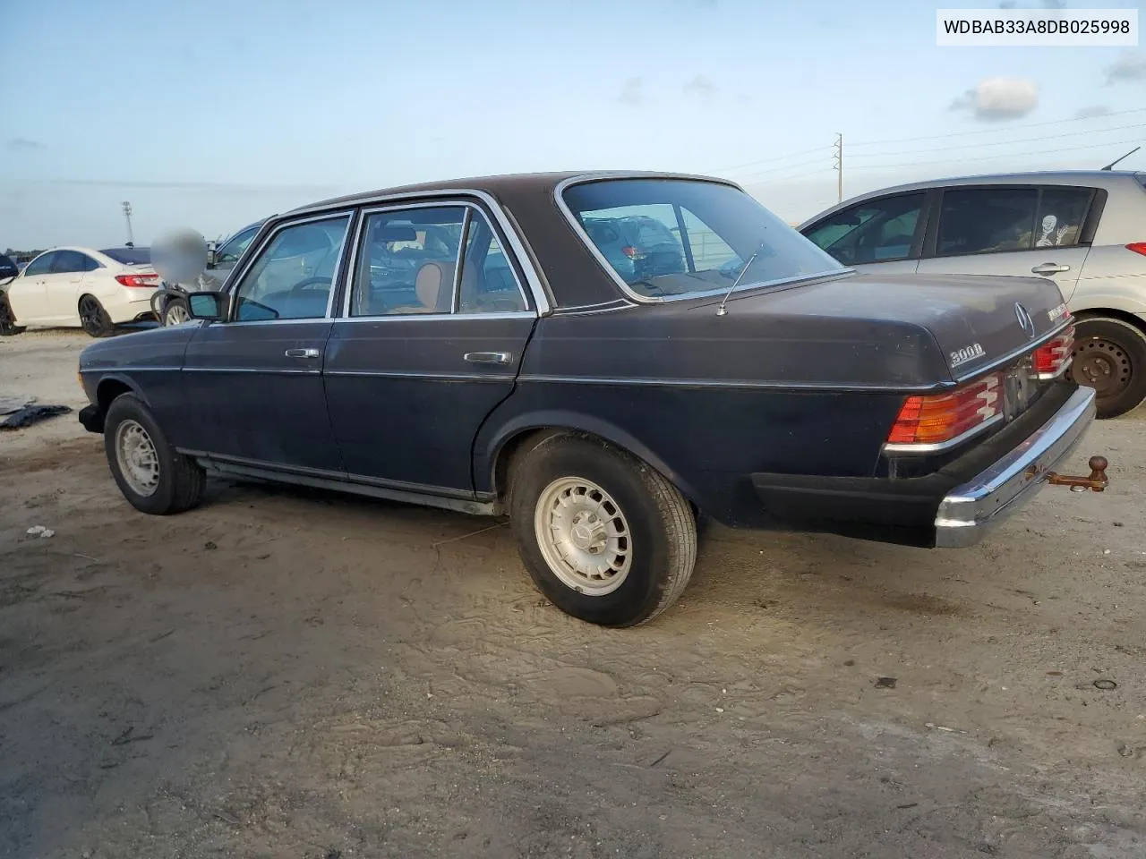 1983 Mercedes-Benz 300 Dt VIN: WDBAB33A8DB025998 Lot: 79548214