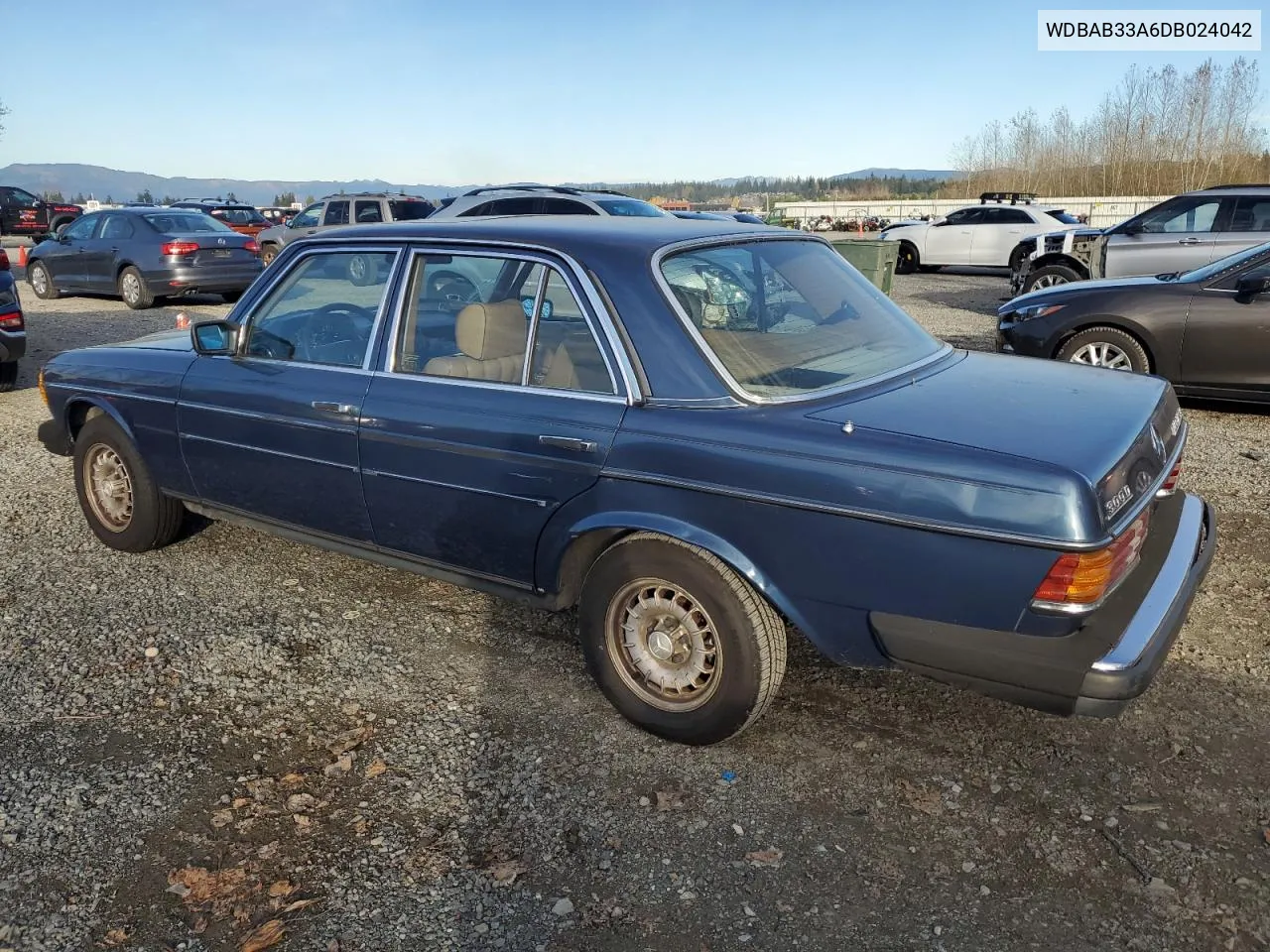 1983 Mercedes-Benz 300 Dt VIN: WDBAB33A6DB024042 Lot: 79846584