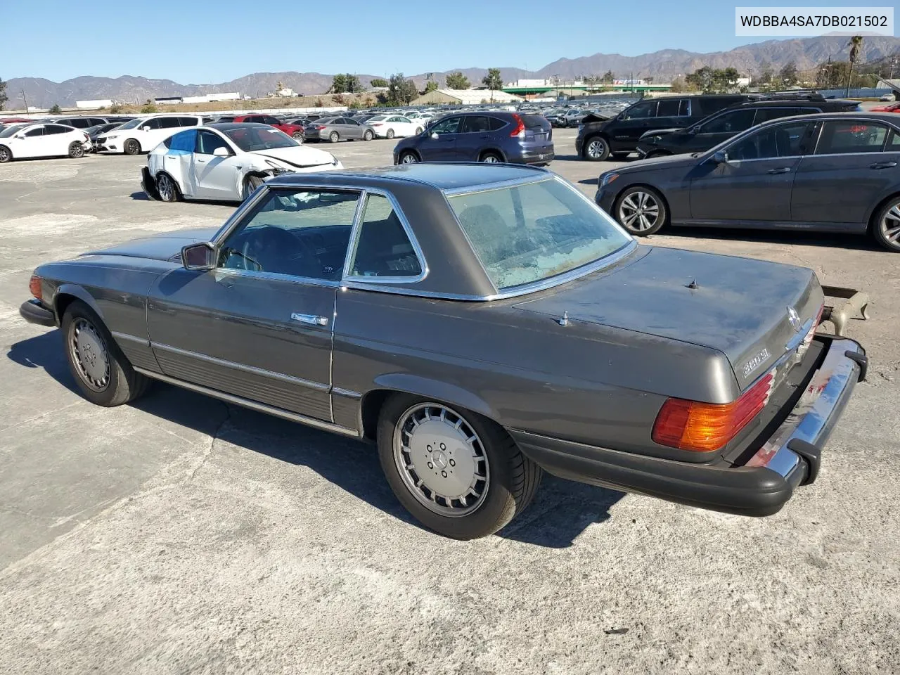 1983 Mercedes-Benz 380 Sl VIN: WDBBA4SA7DB021502 Lot: 80569104