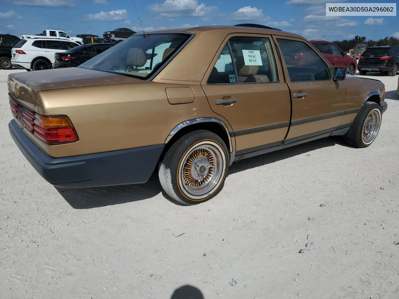 1986 Mercedes-Benz 300 E VIN: WDBEA30D5GA296062 Lot: 77434624