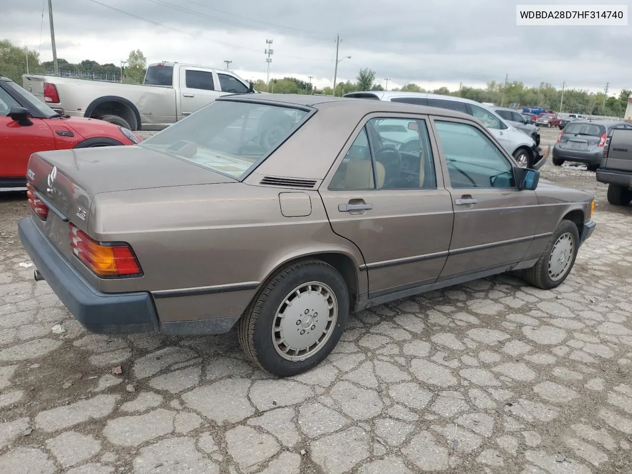 WDBDA28D7HF314740 1987 Mercedes-Benz 190 E 2.3