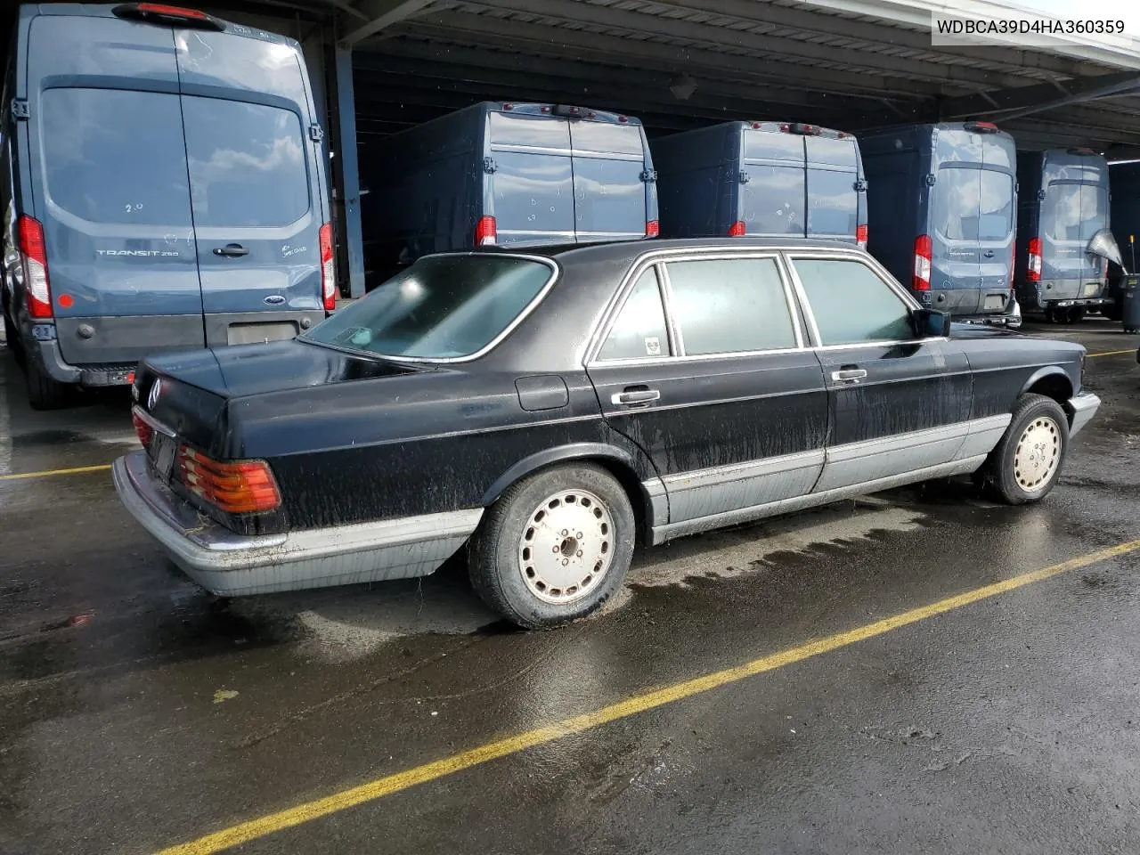 1987 Mercedes-Benz 560 Sel VIN: WDBCA39D4HA360359 Lot: 80772324