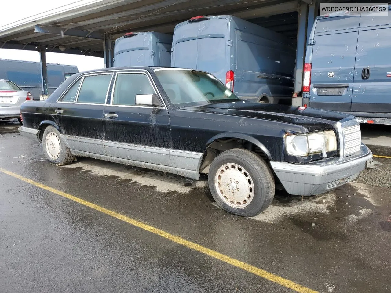 1987 Mercedes-Benz 560 Sel VIN: WDBCA39D4HA360359 Lot: 80772324