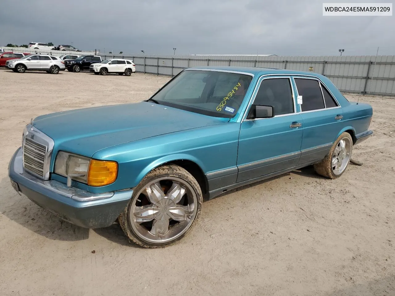 1991 Mercedes-Benz 300 Se VIN: WDBCA24E5MA591209 Lot: 75225064