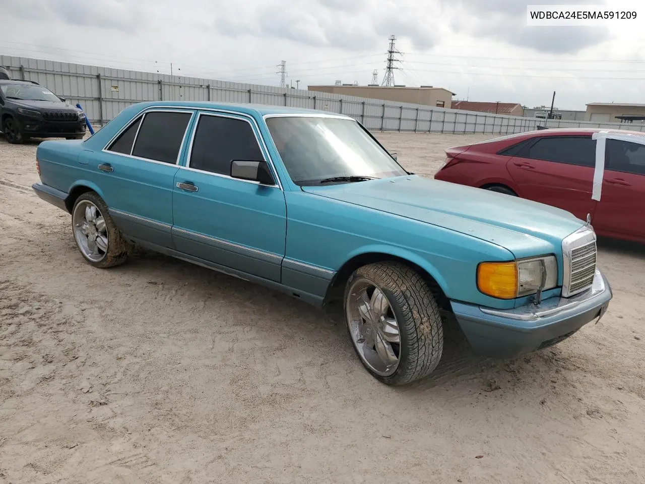 1991 Mercedes-Benz 300 Se VIN: WDBCA24E5MA591209 Lot: 75225064