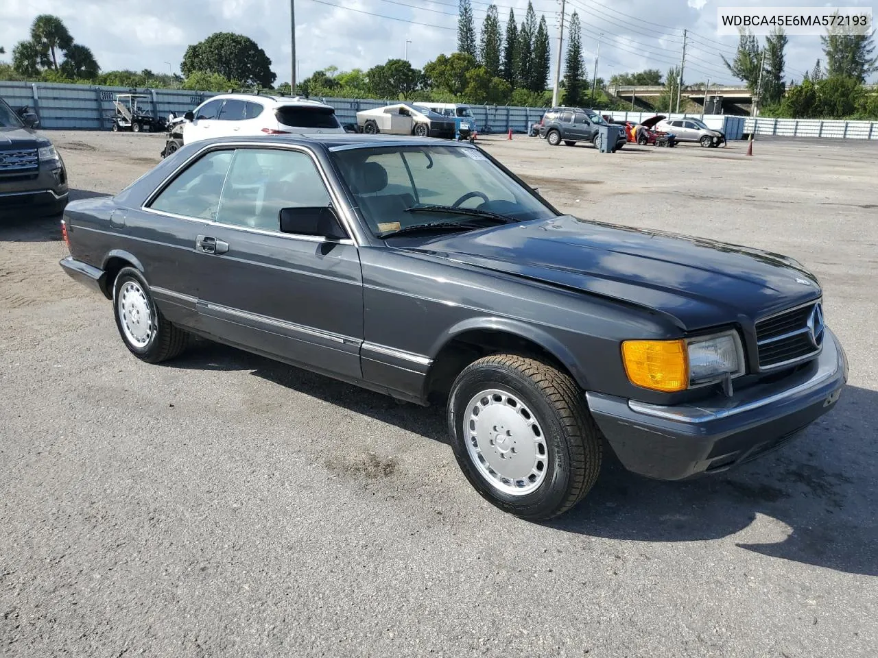 1991 Mercedes-Benz 560 Sec VIN: WDBCA45E6MA572193 Lot: 79191754