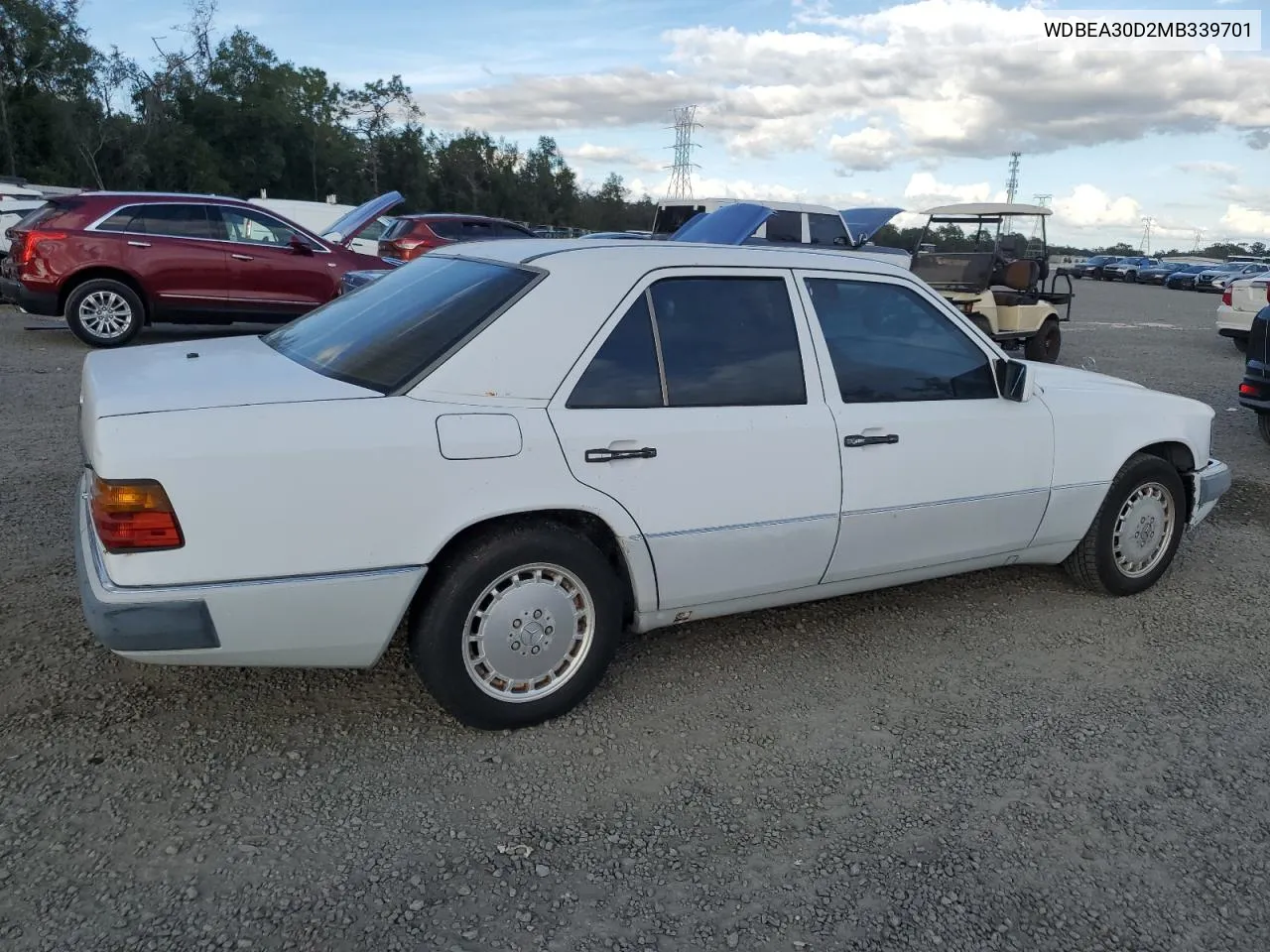 1991 Mercedes-Benz 300 E VIN: WDBEA30D2MB339701 Lot: 80088704