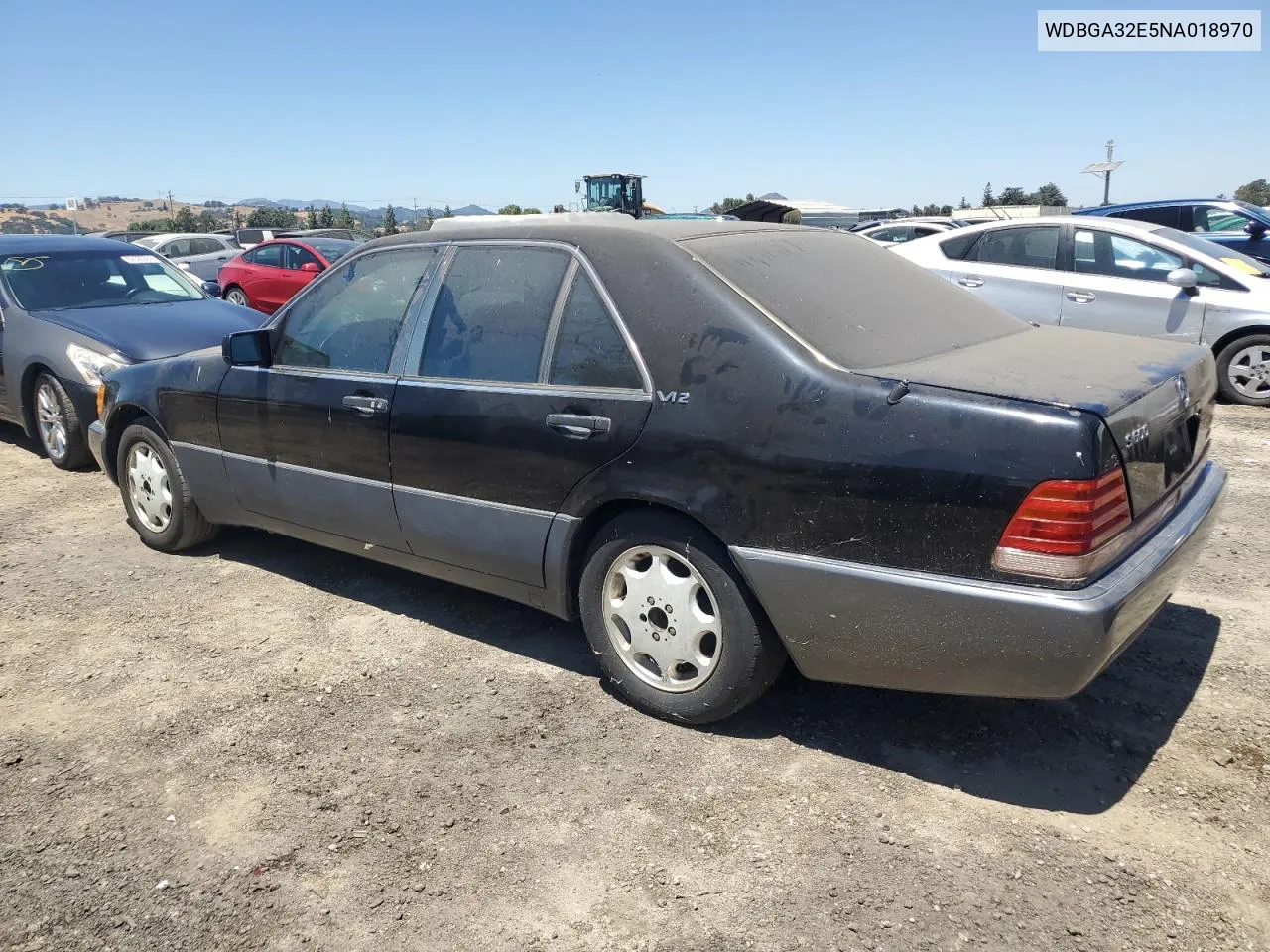 1992 Mercedes-Benz 300 Se VIN: WDBGA32E5NA018970 Lot: 62782204