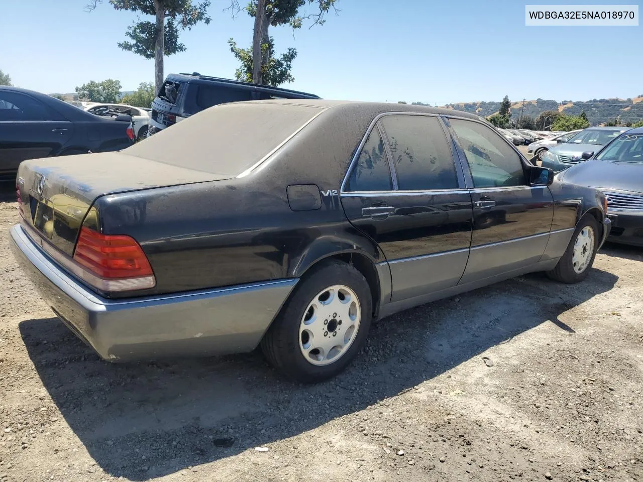 1992 Mercedes-Benz 300 Se VIN: WDBGA32E5NA018970 Lot: 62782204