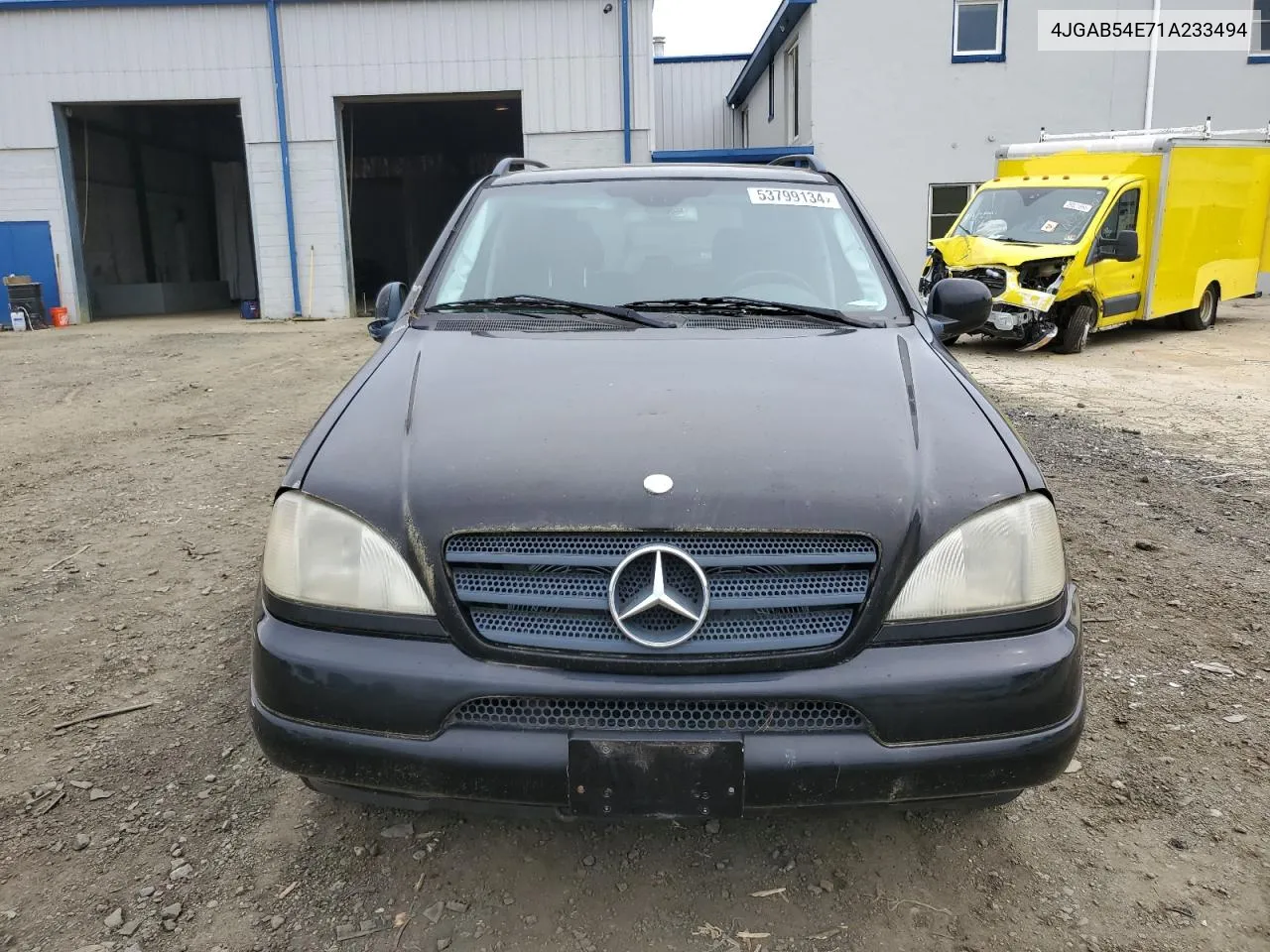 2001 Mercedes-Benz Ml 320 VIN: 4JGAB54E71A233494 Lot: 53799134