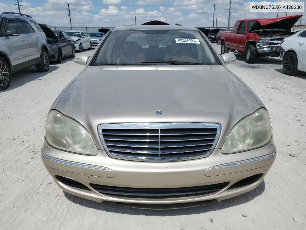 2004 Mercedes-Benz S 500 VIN: WDBNG75JX4A420200 Lot: 69535384