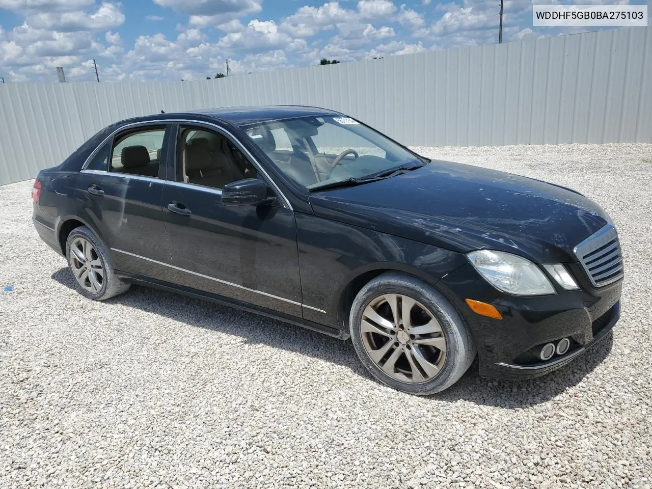 2010 Mercedes-Benz E 350 VIN: WDDHF5GB0BA275103 Lot: 55771194