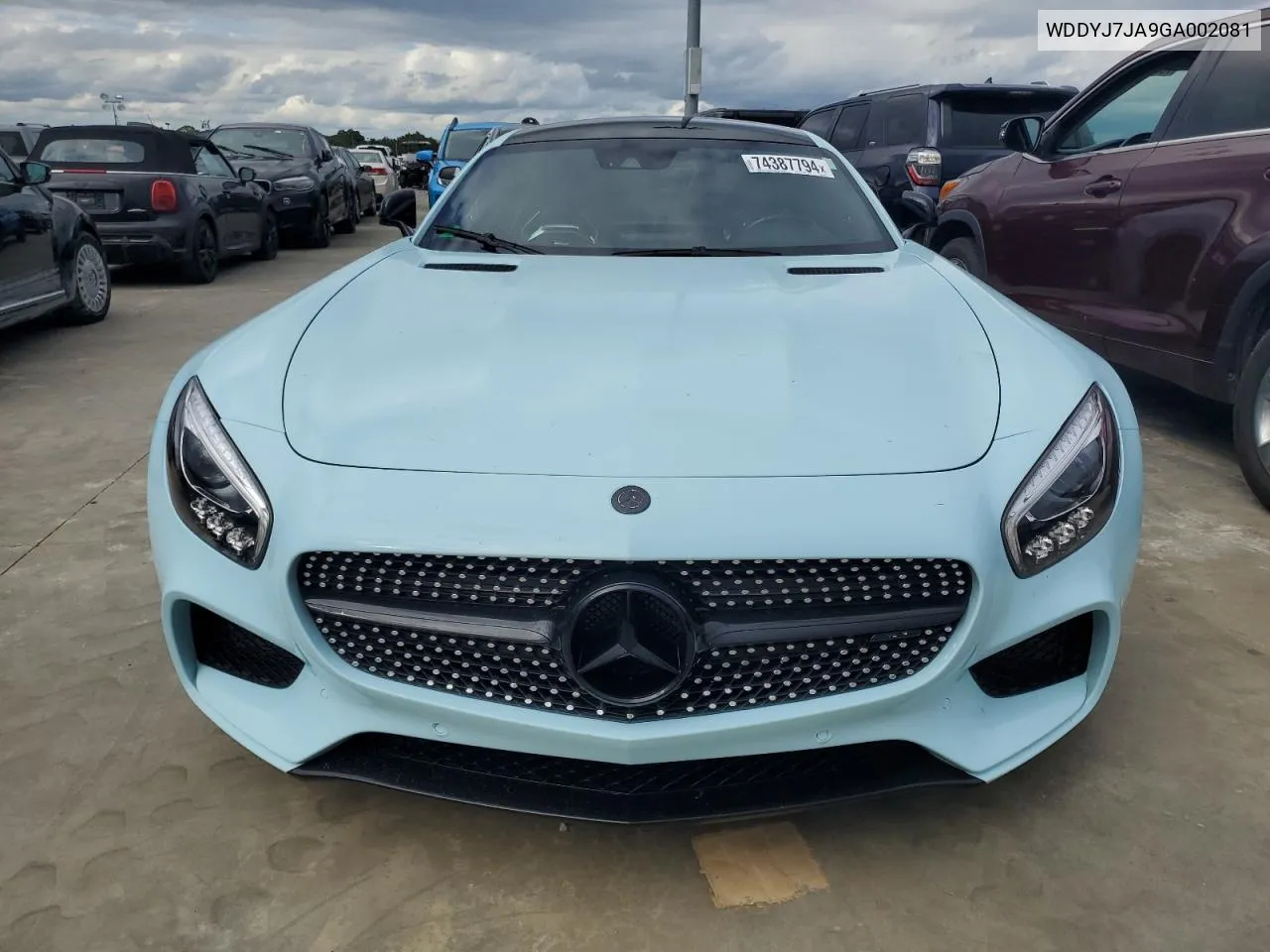 2016 Mercedes-Benz Amg Gt S VIN: WDDYJ7JA9GA002081 Lot: 74387794