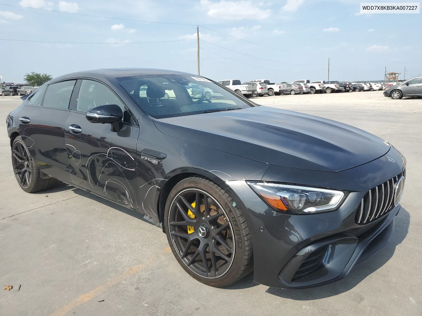 2019 Mercedes-Benz Amg Gt 63 S VIN: WDD7X8KB3KA007227 Lot: 63772674