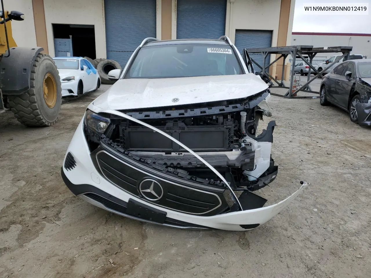 2022 Mercedes-Benz Eqb 300 4Matic VIN: W1N9M0KB0NN012419 Lot: 66605304