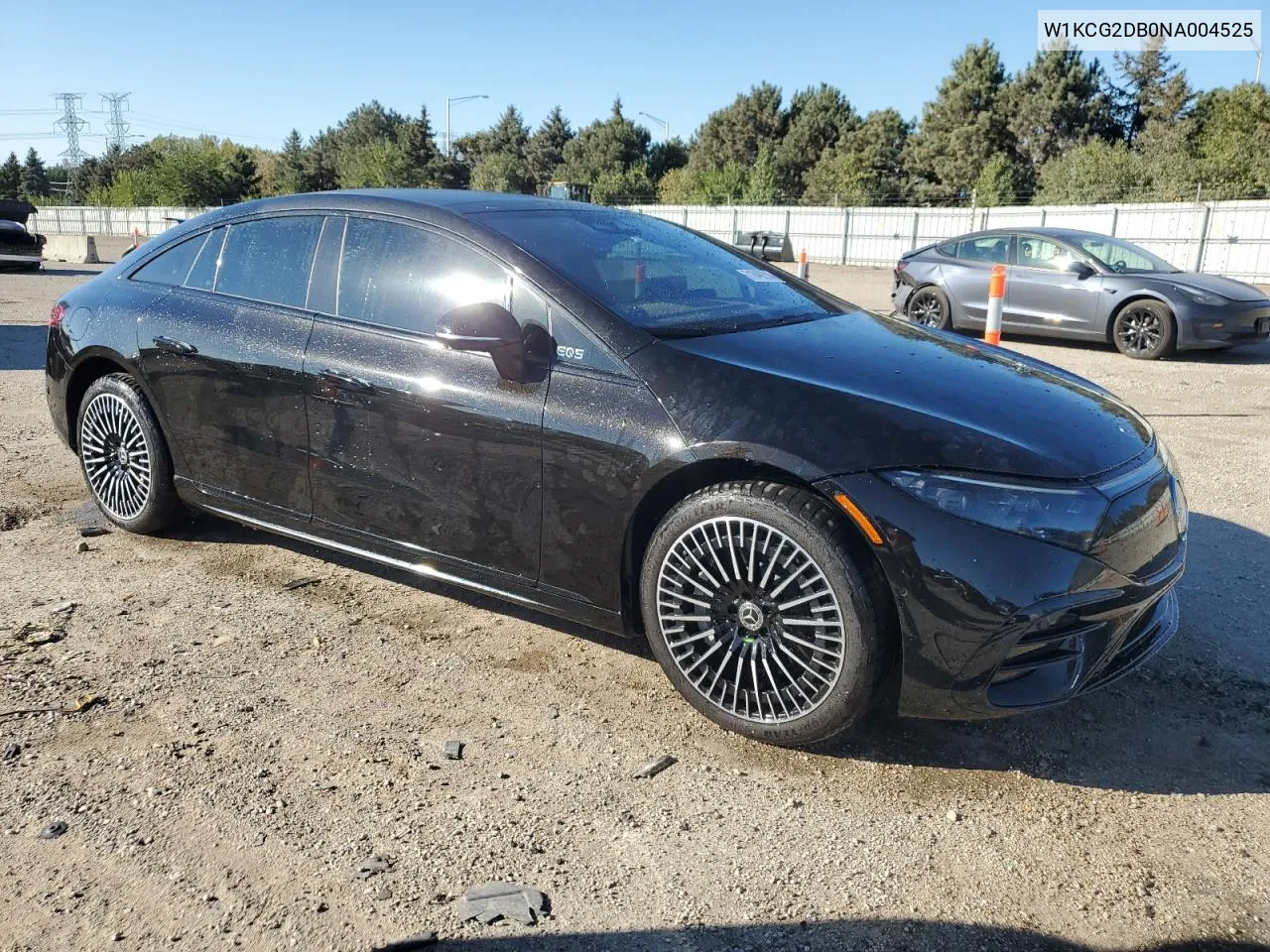 2022 Mercedes-Benz Eqs Sedan 450+ VIN: W1KCG2DB0NA004525 Lot: 71846334