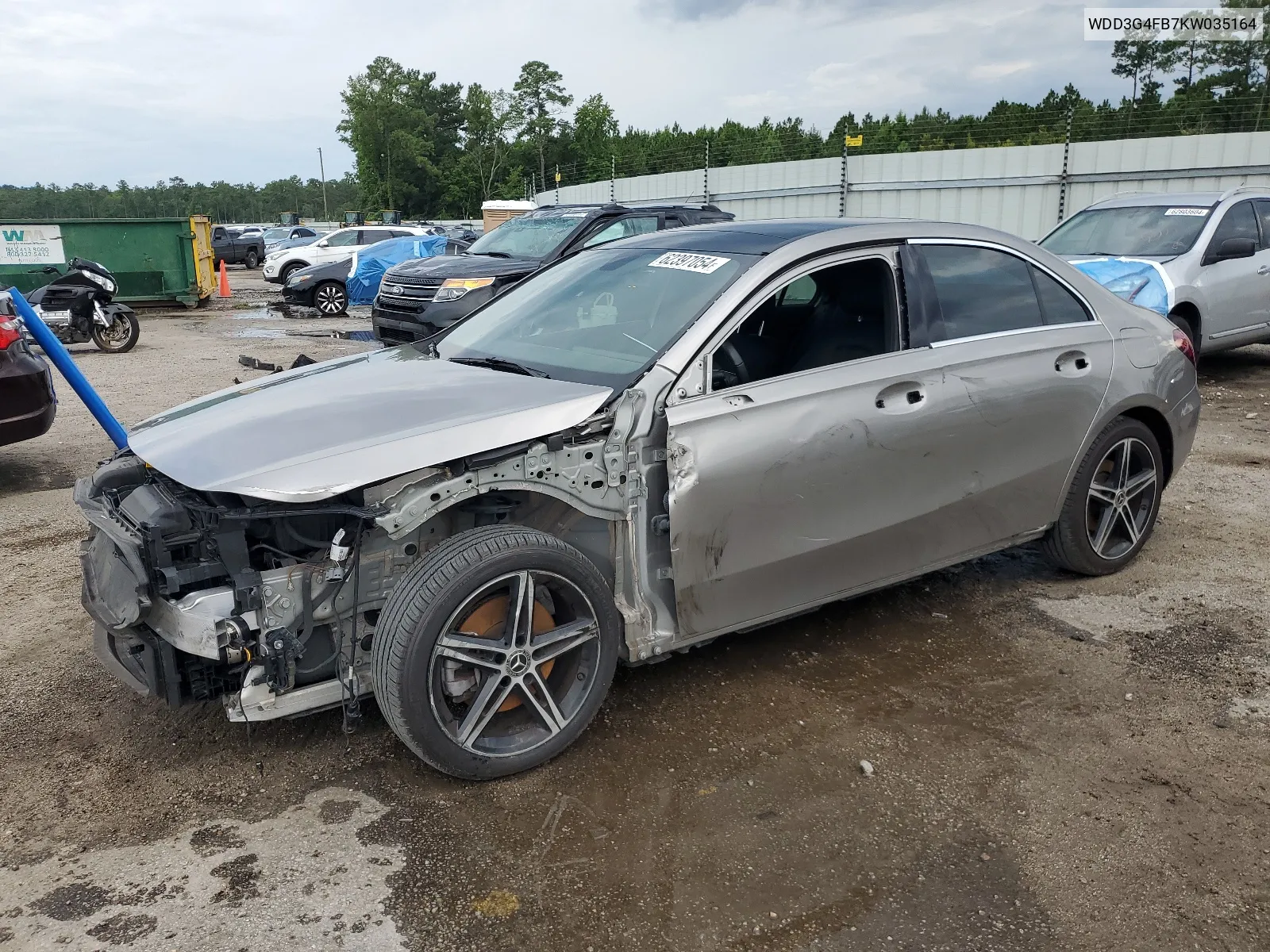 2019 Mercedes-Benz A 220 4Matic VIN: WDD3G4FB7KW035164 Lot: 62397054