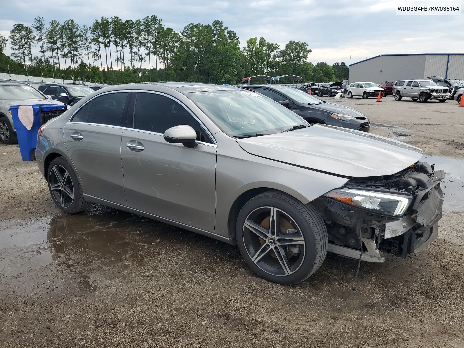 2019 Mercedes-Benz A 220 4Matic VIN: WDD3G4FB7KW035164 Lot: 62397054