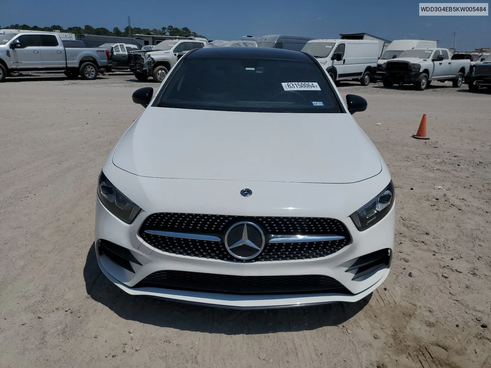 2019 Mercedes-Benz A 220 VIN: WDD3G4EB5KW005484 Lot: 63150064