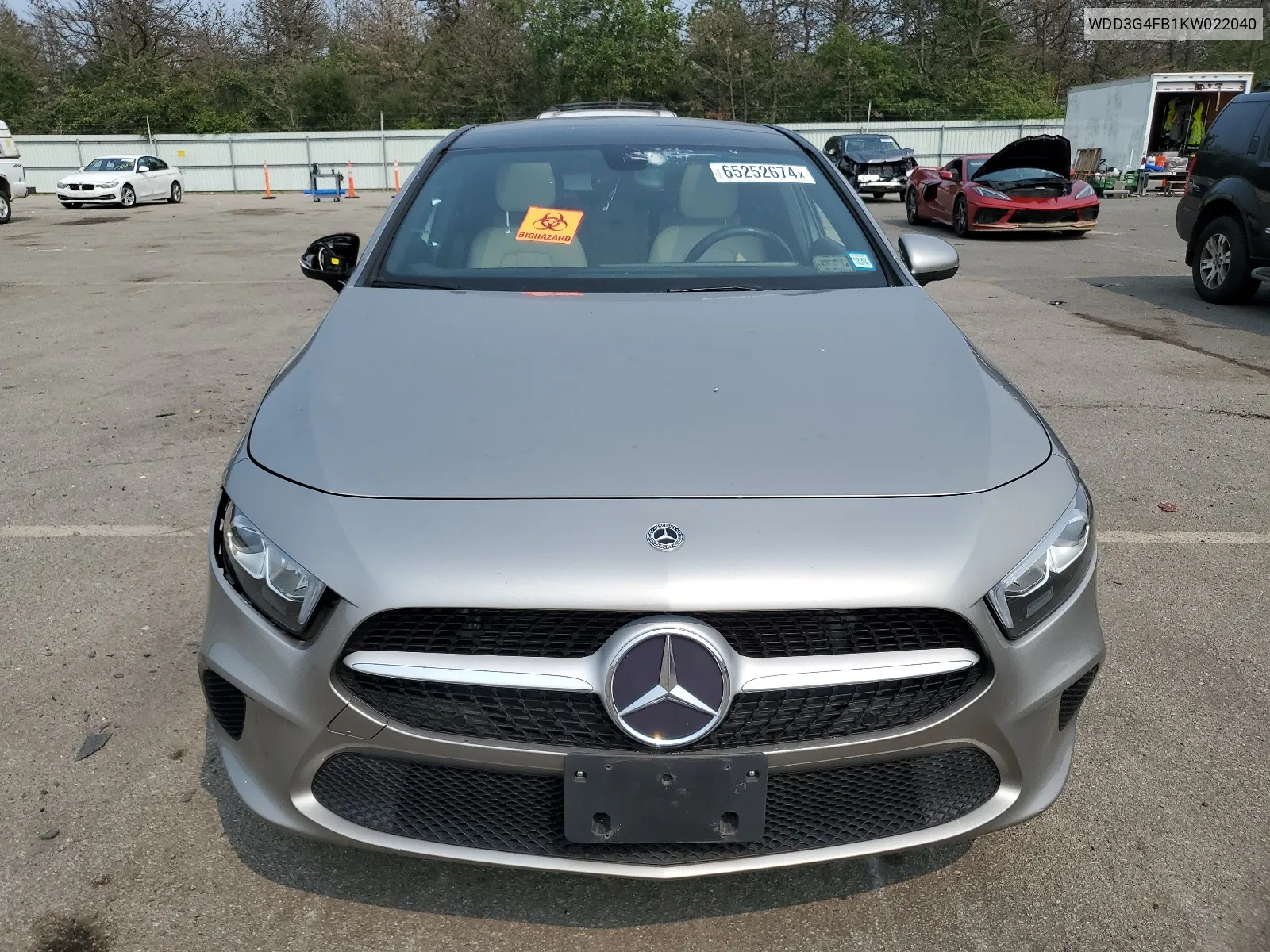 2019 Mercedes-Benz A 220 4Matic VIN: WDD3G4FB1KW022040 Lot: 65252674