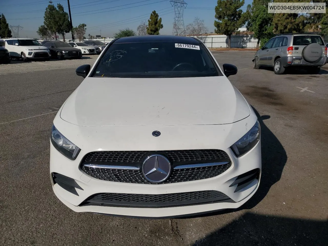 2019 Mercedes-Benz A 220 VIN: WDD3G4EB5KW004724 Lot: 66179244