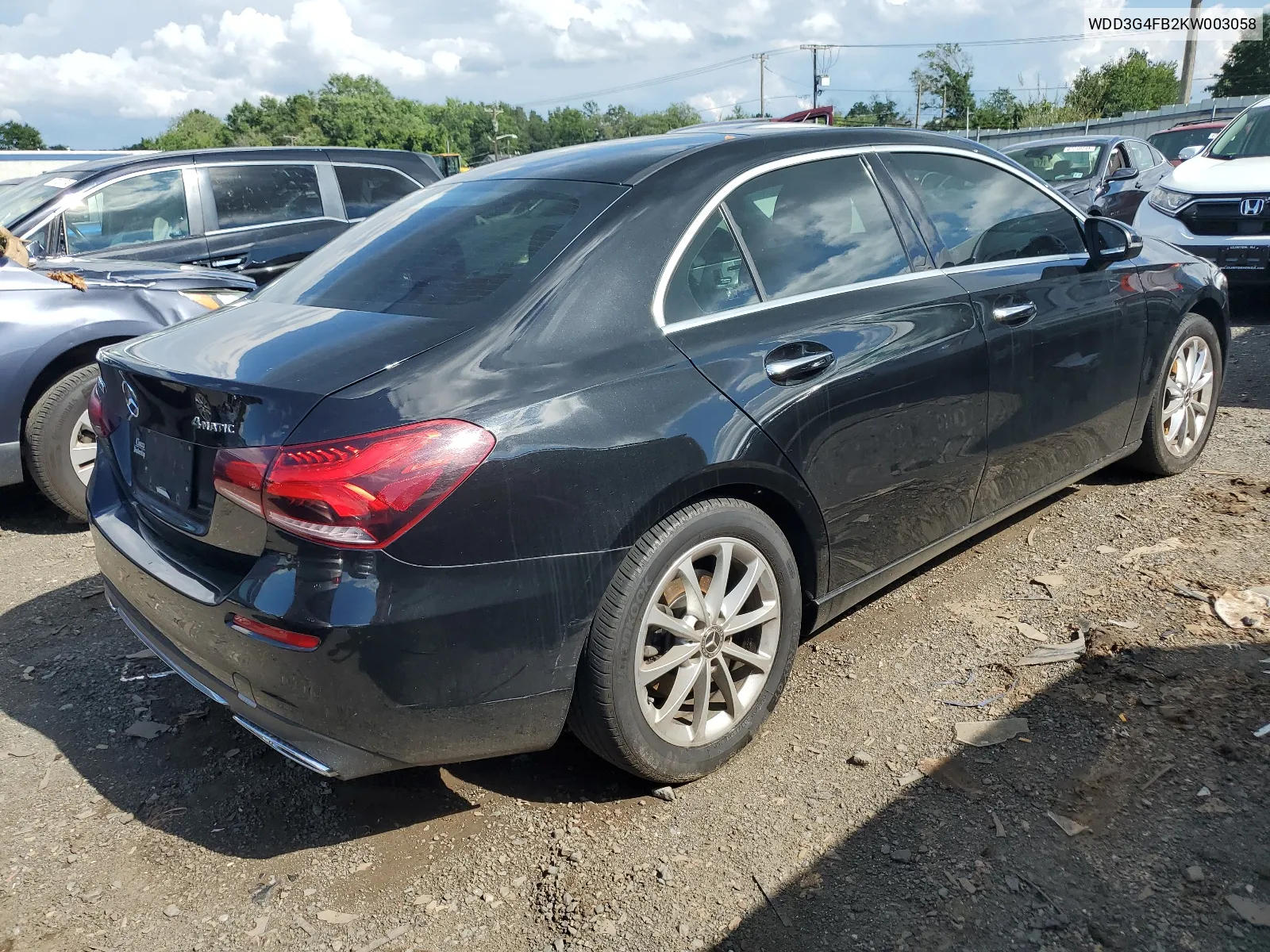 2019 Mercedes-Benz A 220 4Matic VIN: WDD3G4FB2KW003058 Lot: 67060464