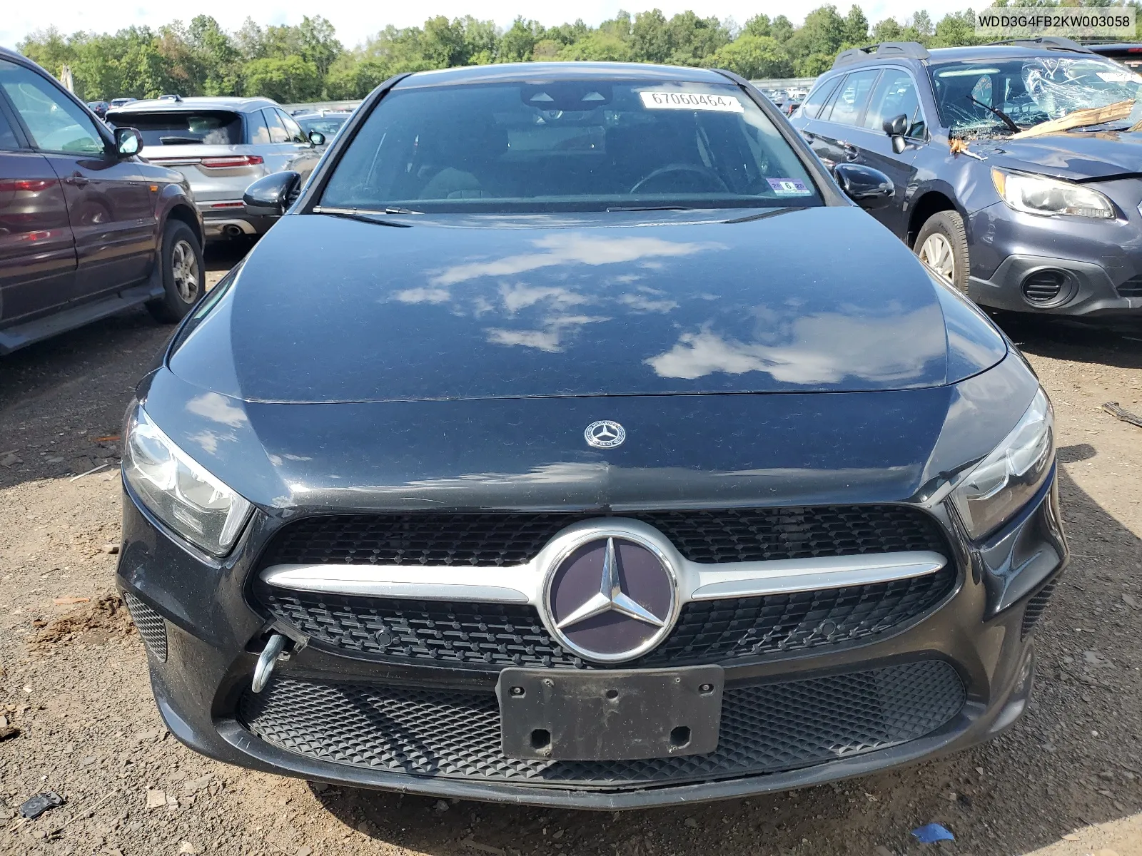 2019 Mercedes-Benz A 220 4Matic VIN: WDD3G4FB2KW003058 Lot: 67060464