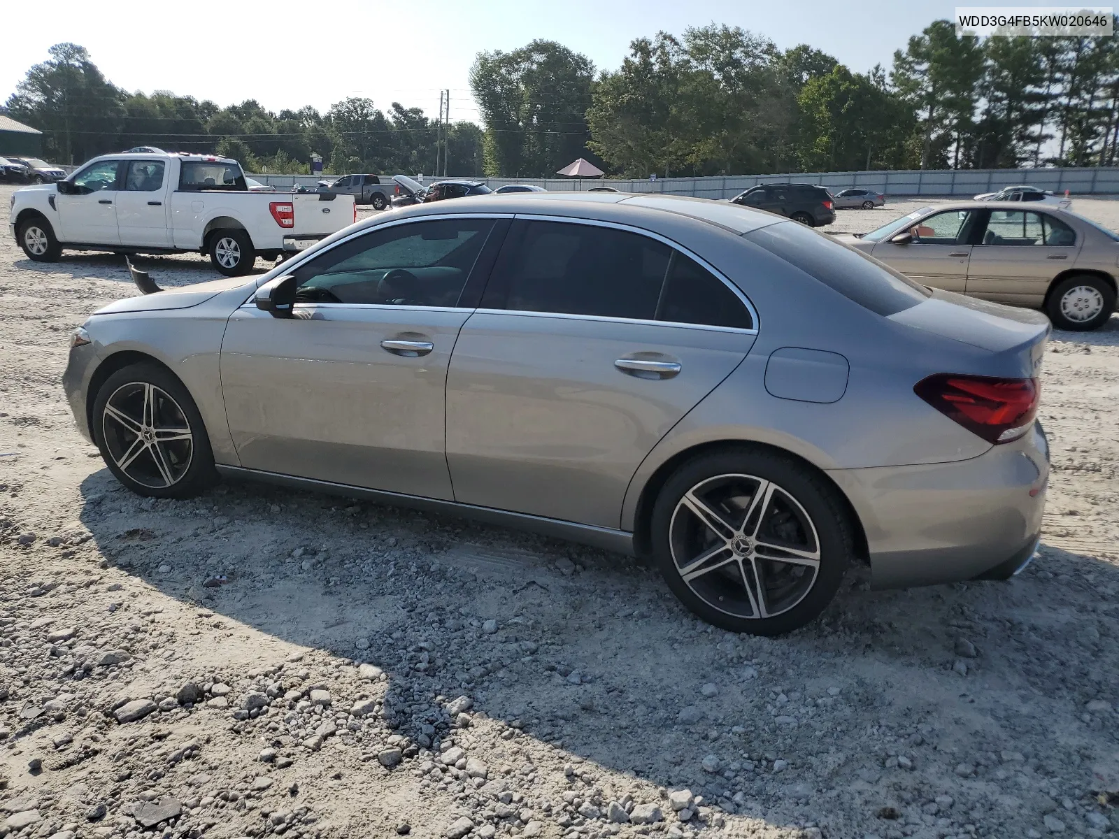 2019 Mercedes-Benz A 220 4Matic VIN: WDD3G4FB5KW020646 Lot: 67133234