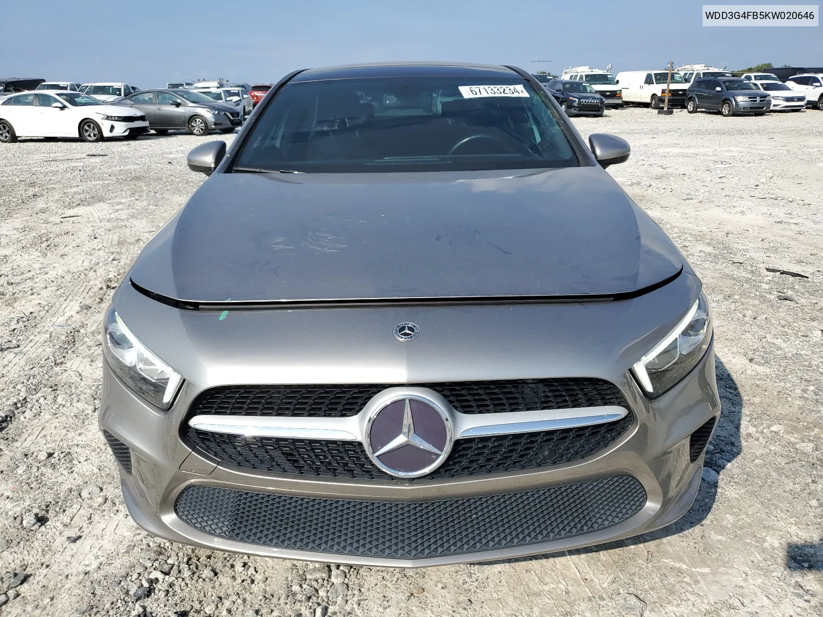 2019 Mercedes-Benz A 220 4Matic VIN: WDD3G4FB5KW020646 Lot: 67133234