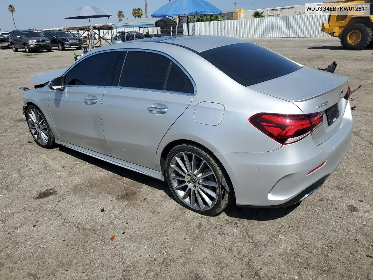 2019 Mercedes-Benz A 220 VIN: WDD3G4EB7KW012811 Lot: 69125194