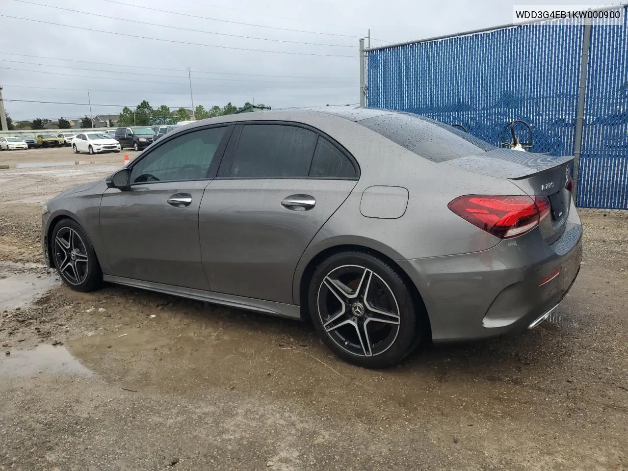 2019 Mercedes-Benz A 220 VIN: WDD3G4EB1KW000900 Lot: 70806614