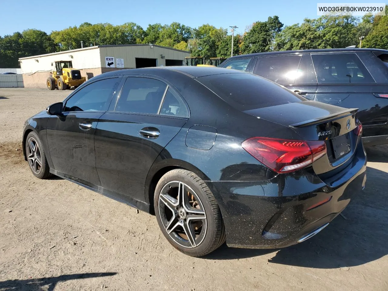 2019 Mercedes-Benz A 220 4Matic VIN: WDD3G4FB0KW023910 Lot: 70898954