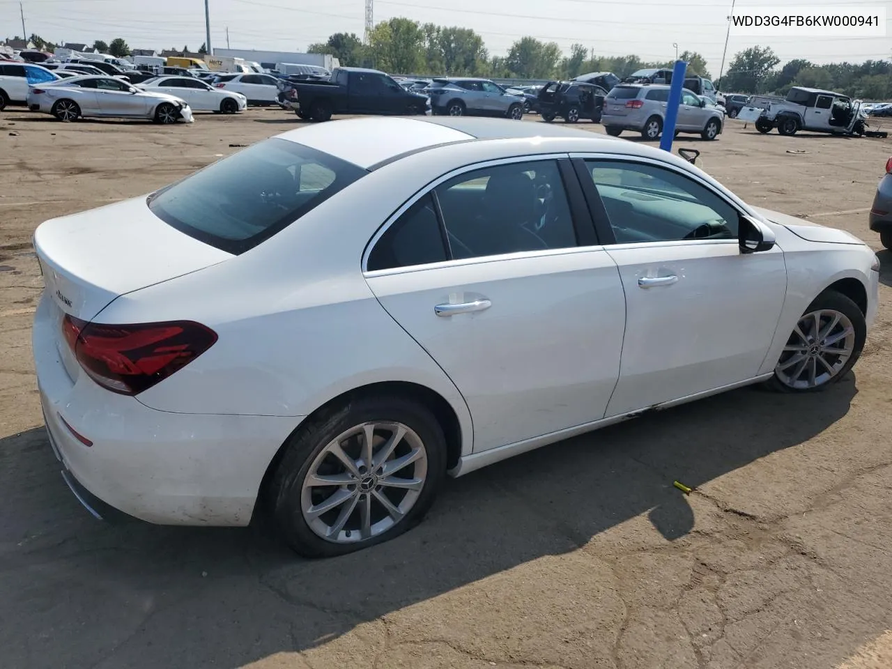 WDD3G4FB6KW000941 2019 Mercedes-Benz A 220 4Matic