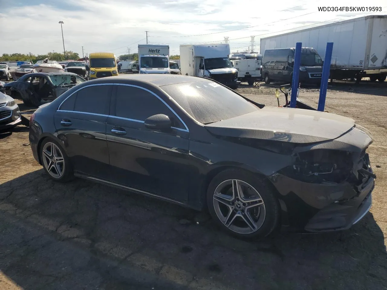 2019 Mercedes-Benz A 220 4Matic VIN: WDD3G4FB5KW019593 Lot: 71454734