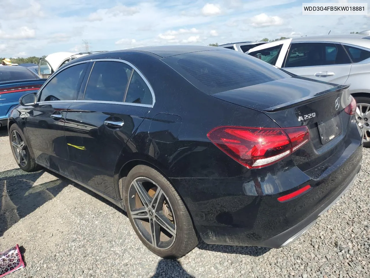 2019 Mercedes-Benz A 220 4Matic VIN: WDD3G4FB5KW018881 Lot: 74049474