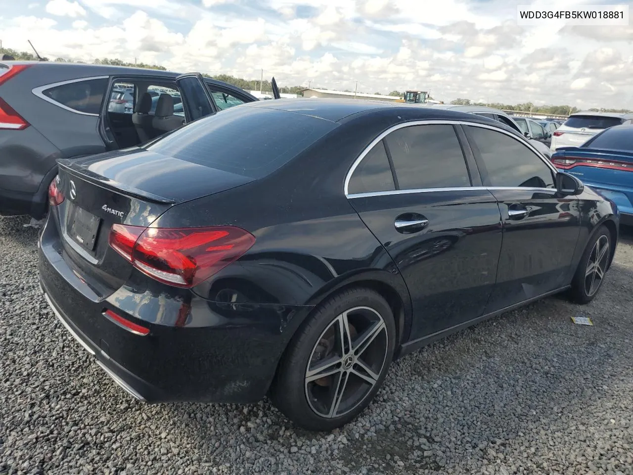 2019 Mercedes-Benz A 220 4Matic VIN: WDD3G4FB5KW018881 Lot: 74049474