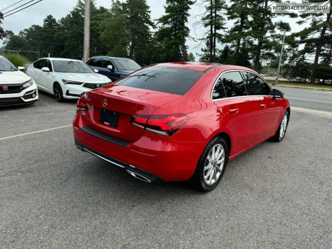 2019 Mercedes-Benz A 220 VIN: WDD3G4EB3KW023207 Lot: 75709004