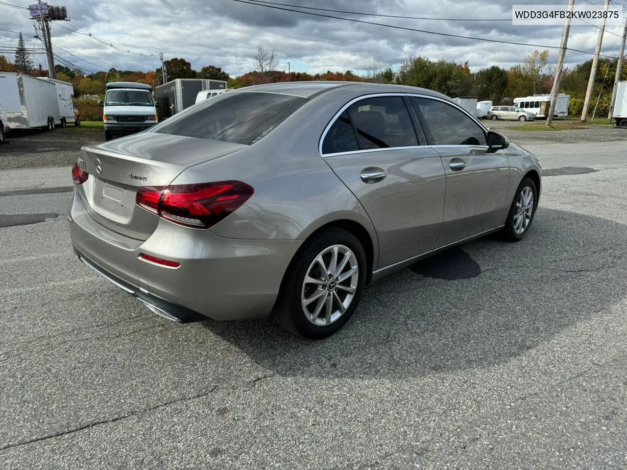 2019 Mercedes-Benz A 220 4Matic VIN: WDD3G4FB2KW023875 Lot: 76614754