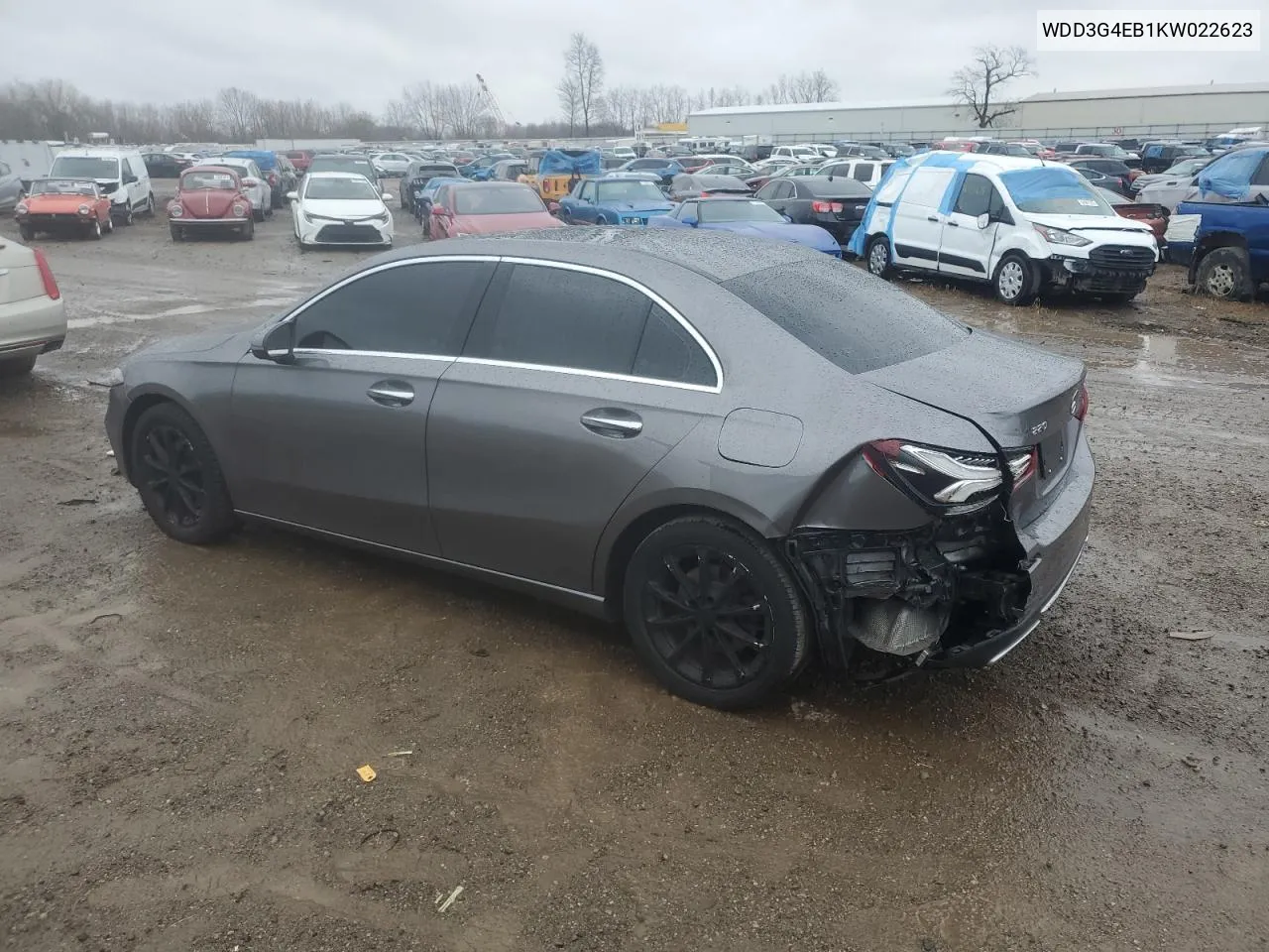 2019 Mercedes-Benz A 220 VIN: WDD3G4EB1KW022623 Lot: 80796974